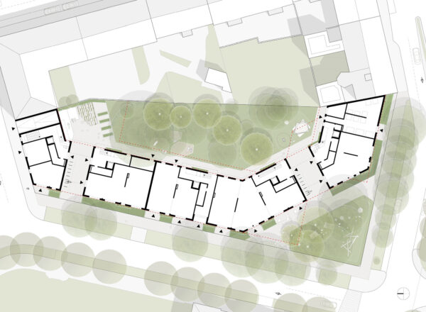 Grundriss Erdgeschoss Freiraum